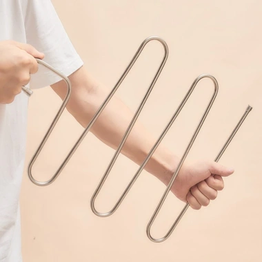 Móc treo quần áo 5 tầng inox chống gỉ thiết kế ziczac - Tiết kiệm không gian 7