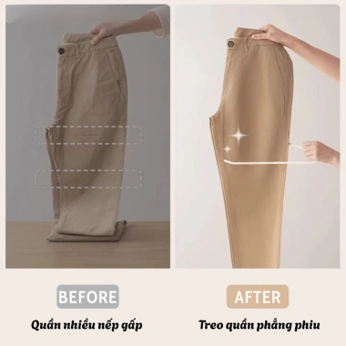 Móc Treo Quần Áo Chống Trượt Cao Cấp – Nhựa Dày Bền, Không Nhăn, 96.000đ