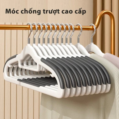 Móc treo quần áo chống trượt đa năng xoay 360 do nhựa cao cấp bền - 9.996đ