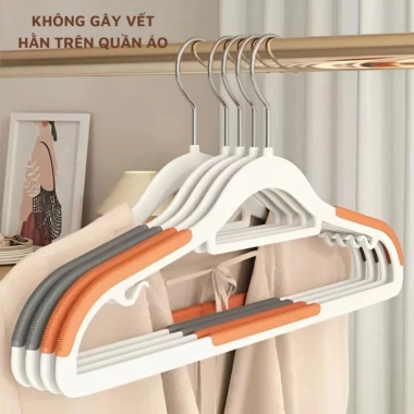 Móc treo quần áo chống trượt đa năng xoay 360 do nhựa cao cấp bền - 9.996đ