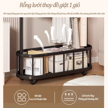 Móc Treo Quần Áo Đa Năng 360 độ Bánh Xe Thép Không Gỉ Sơn Tĩnh Điện - Giá 270K 4 Móc Treo Quần Áo Đa Năng 360 độ Bánh Xe Thép Không Gỉ Sơn Tĩnh Điện - Giá 270K 4