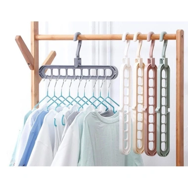 Móc treo quần áo đa năng 9 lỗ - Tiết kiệm diện tích, chỉ 27.599 VND KOREA STORE88 6