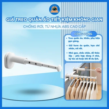 Móc treo quần áo đa năng ABS cao cấp - Tiết kiệm không gian, màu trắng xám, chống rơi, giá chỉ 63.050₫ Móc treo quần áo đa năng ABS cao cấp - Tiết kiệm không gian, màu trắng xám, chống rơi, giá chỉ 63.050₫