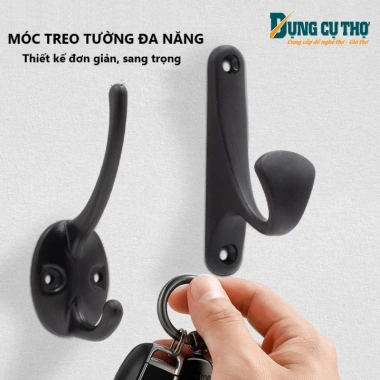 Móc treo quần áo đa năng bắt vít - Tiện lợi, chắc chắn, tặng kèm vít, giảm giá chỉ 14.000 VND 2