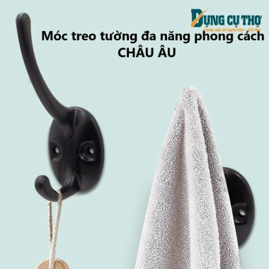 Móc treo quần áo đa năng bắt vít - Tiện lợi, chắc chắn, tặng kèm vít, giảm giá chỉ 14.000 VND 5