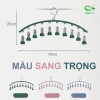 Móc Treo Quần Áo Đa Năng Chống Trượt, Chống Gió, Khóa Thép Chắc Chắn - 30.000₫ 9