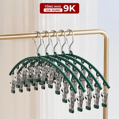 Móc treo quần áo đa năng chống trượt – Giá chỉ 85.000, chất liệu bền, giữ quần áo gọn gàng