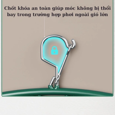 Móc treo quần áo đa năng chống trượt – Giá chỉ 85.000, chất liệu bền, giữ quần áo gọn gàng