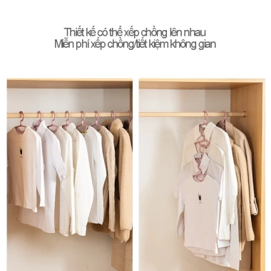 Móc treo quần áo đa năng chống trượt nhựa cao cấp bền chịu nặng giá ưu đãi 12.000₫