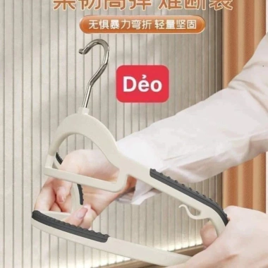 Móc treo quần áo đa năng chống trượt xoay 360° nhựa, chịu nặng, chỉ 52.000₫