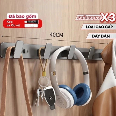 Móc Treo Quần Áo Đa Năng Dán Tường Tiết Kiệm Không Gian Dễ Lắp Đặt Giá 98.000₫ 10