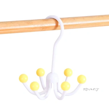 Móc treo quần áo đa năng Dopamine xoay 6 móc, tiết kiệm không gian, giá chỉ 16.110₫