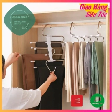 Móc treo quần áo đa năng gấp gọn - Giá chỉ 40.000đ, tiết kiệm như giá sỉ