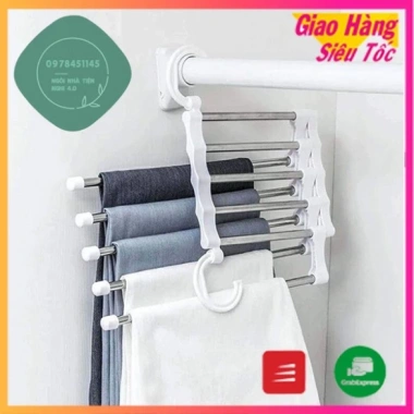 Móc treo quần áo đa năng gấp gọn - Giá chỉ 40.000đ, tiết kiệm như giá sỉ