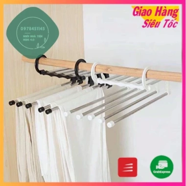 Móc treo quần áo đa năng gấp gọn - Giá chỉ 40.000đ, tiết kiệm như giá sỉ 6 Móc treo quần áo đa năng gấp gọn - Giá chỉ 40.000đ, tiết kiệm như giá sỉ 6