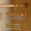 Móc treo quần áo đa năng gỗ tự nhiên 8 móc - Treo áo lót, mũ, túi xách, chỉ 26.000₫ 7