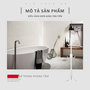Móc treo quần áo đa năng hiện đại tối giản, nhiều nhánh, giá chỉ 80.359 VND
