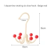 Móc treo quần áo đa năng hình sáu xoay Dopamine - 6 móc quay nhẹ, tiện lợi, giá chỉ 15.340₫ 10