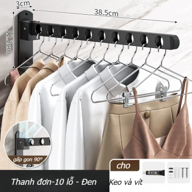 Móc Treo Quần Áo Đa Năng Thép Carbon - Giá Phơi Kẹp Quần Áo Siêu Bền 74.970 VND 9 Móc Treo Quần Áo Đa Năng Thép Carbon - Giá Phơi Kẹp Quần Áo Siêu Bền 74.970 VND 9