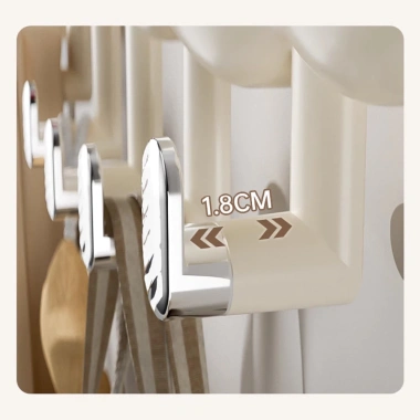 Móc Treo Quần Áo Đám Mây 6 Móc Đa Năng - Dán Tường Không Cần Khoan, Giá Ưu Đãi 111k