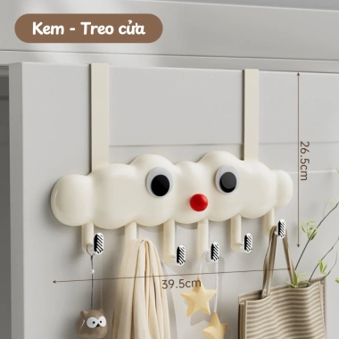 Móc Treo Quần Áo Đám Mây 6 Móc Đa Năng - Dán Tường Không Cần Khoan, Giá Ưu Đãi 111k 8 Móc Treo Quần Áo Đám Mây 6 Móc Đa Năng - Dán Tường Không Cần Khoan, Giá Ưu Đãi 111k 8