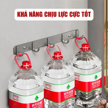 Móc Treo Quần Áo Dán Tường Đa Năng 50KG - Keo Dính Không Khoan, Giá Chỉ 64.680đ | SANHE MALL