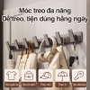 Móc treo quần áo dán tường đa năng 50kg thép carbon, chống gỉ, kèm keo dán & ốc vít - 55.000 3
