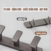 Móc treo quần áo dán tường HIKARI - Hợp kim thép carbon, móc rộng, tải cao EA-66 2