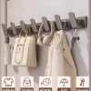 Móc treo quần áo dán tường HIKARI - Hợp kim thép carbon, móc rộng, tải cao EA-66 6
