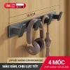 Móc treo quần áo dán tường nhôm hàng không chống gỉ 50kg, tặng keo dán, 59.000₫ 10
