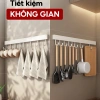 Móc treo quần áo dán tường thép carbon chống gỉ - tặng keo dán, cho nhà bếp, tắm
