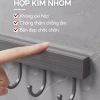 Móc treo quần áo dán tường thép carbon chống gỉ - tặng keo dán, cho nhà bếp, tắm 2