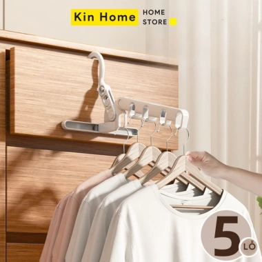 Móc treo quần áo du lịch gấp gọn tiện lợi, giá phơi đa năng cho khách sạn và công tác, chỉ 25.000₫