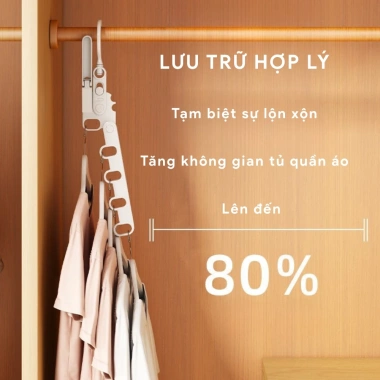 Móc treo quần áo du lịch gấp gọn tiện lợi, giá phơi đa năng cho khách sạn và công tác, chỉ 25.000₫