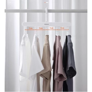 Móc Treo Quần Áo ECOCO E2.020 Cao Cấp Gấp Gọn Nhựa ABS Inox - Giá 128.200₫