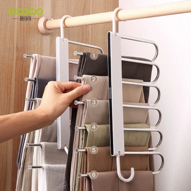 Móc Treo Quần Áo ECOCO E2.020 Cao Cấp Gấp Gọn Nhựa ABS Inox - Giá 128.200₫
