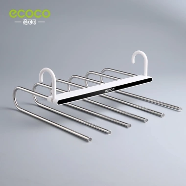 Móc Treo Quần Áo ECOCO E2.020 Cao Cấp Gấp Gọn Nhựa ABS Inox - Giá 128.200₫
