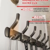 Móc treo quần áo Enomax gắn tường siêu dính chịu lực 50KG Thép carbon không gỉ kèm keo dán và ốc vít 3