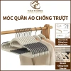 Móc treo quần áo G 10 chiếc - Chống trượt, xoay 360°, inox cao cấp, chịu lực tốt