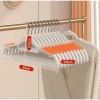 Móc treo quần áo G 10 chiếc - Chống trượt, xoay 360°, inox cao cấp, chịu lực tốt 6