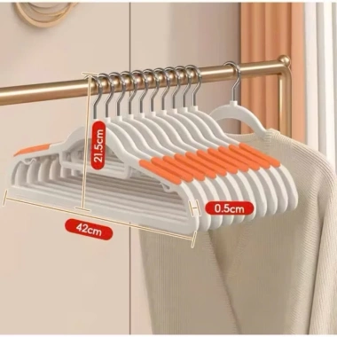 Móc treo quần áo G 10 chiếc - Chống trượt, xoay 360°, inox cao cấp, chịu lực tốt 6 Móc treo quần áo G 10 chiếc - Chống trượt, xoay 360°, inox cao cấp, chịu lực tốt 6