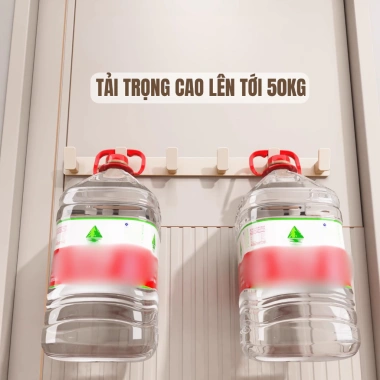 Móc Treo Quần Áo Gắn Tường HIKARI EA-66 - Hợp Kim Thép Carbon Chống Han Gỉ, Móc Rộng, Không Khoan Đúc - Giá 149.000₫