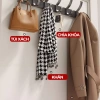 Móc treo quần áo gắn tường HIKARI kim nhôm không khoan, kèm keo dán, chịu lực cao