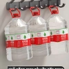 Móc treo quần áo gắn tường HIKARI kim nhôm không khoan, kèm keo dán, chịu lực cao 5