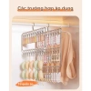 Móc treo quần áo gấp gọn inox 304 - Giá treo 2 tầng, sào phơi, giảm giá 73.999 VND 6