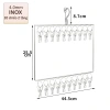 Móc treo quần áo gấp gọn inox 304 - Giá treo 2 tầng, sào phơi, giảm giá 73.999 VND 10