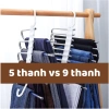 Móc treo quần áo gấp gọn inox đa năng 5-9 tầng - Tiện lợi, chất lượng cao, 48.960₫ 3