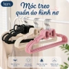 Móc Treo Quần Áo Hình Nơ Kitty - Rãnh Chống Trượt, 2 Dây Nhựa PP Dẻo, Giá 36.156₫