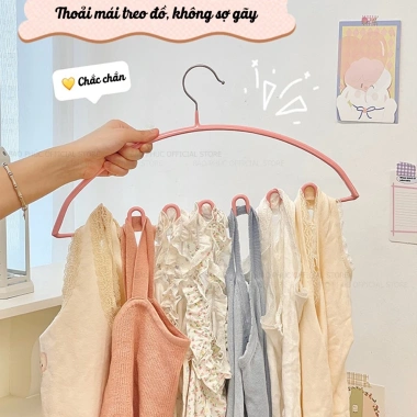 Móc treo quần áo hình sóng chống trượt đa chức năng - Nhiều màu, treo đồ lót, mũ, khăn, thắt lưng, cà vạt - 99.550 VND