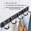 Móc treo quần áo hợp kim nhôm, thanh treo dán tường không khoan, mạnh mẽ 42.000₫ 2
